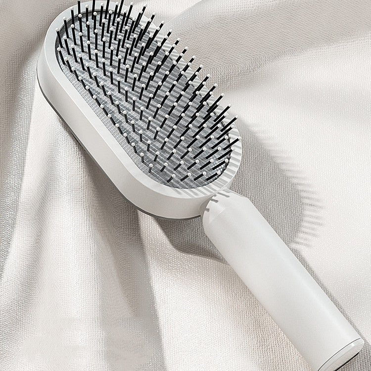 LuxeLocks: The Ultimate Self-Cleaning Hairbrush