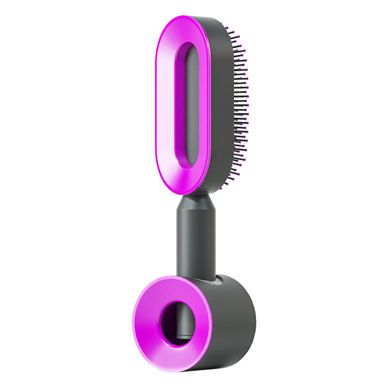LuxeLocks: The Ultimate Self-Cleaning Hairbrush