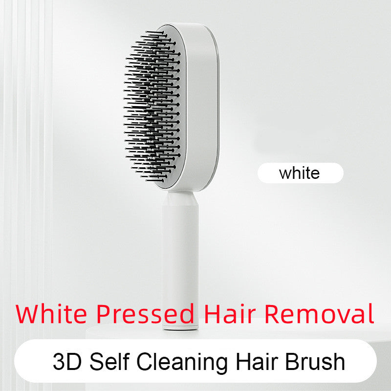 LuxeLocks: The Ultimate Self-Cleaning Hairbrush