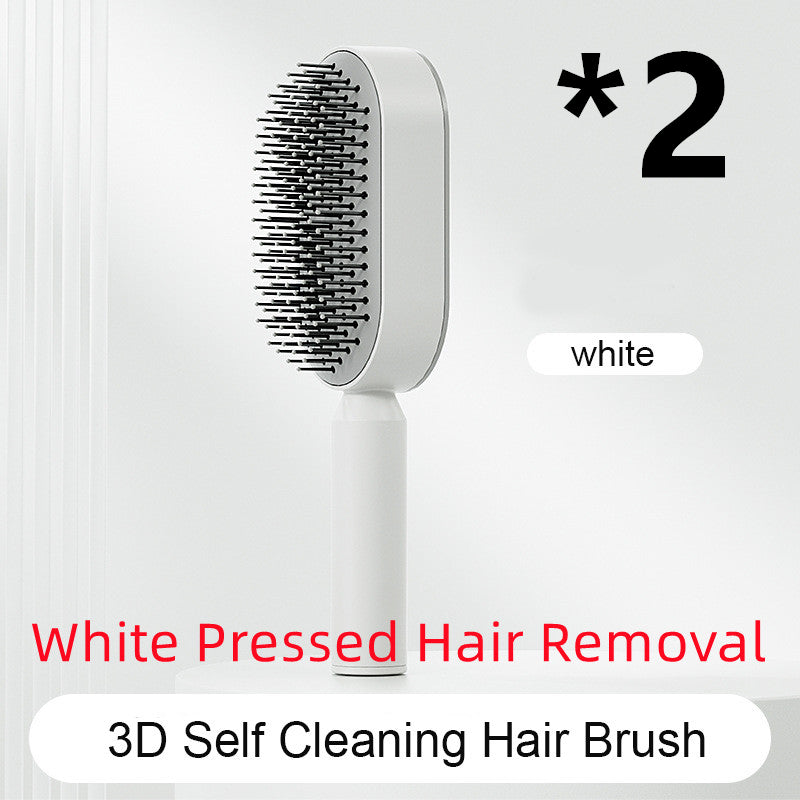 LuxeLocks: The Ultimate Self-Cleaning Hairbrush