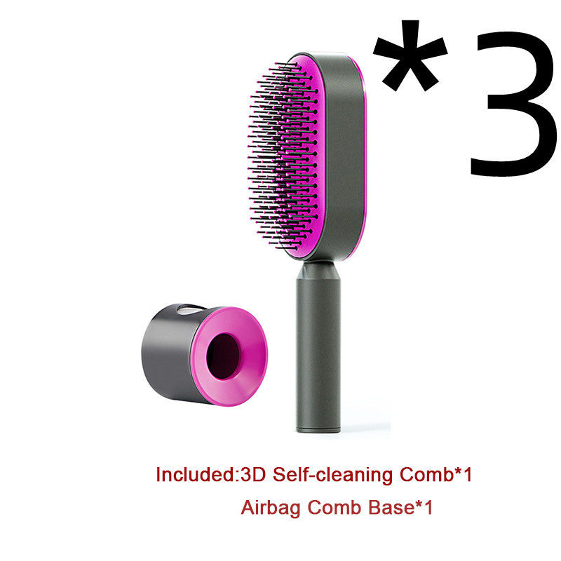 LuxeLocks: The Ultimate Self-Cleaning Hairbrush