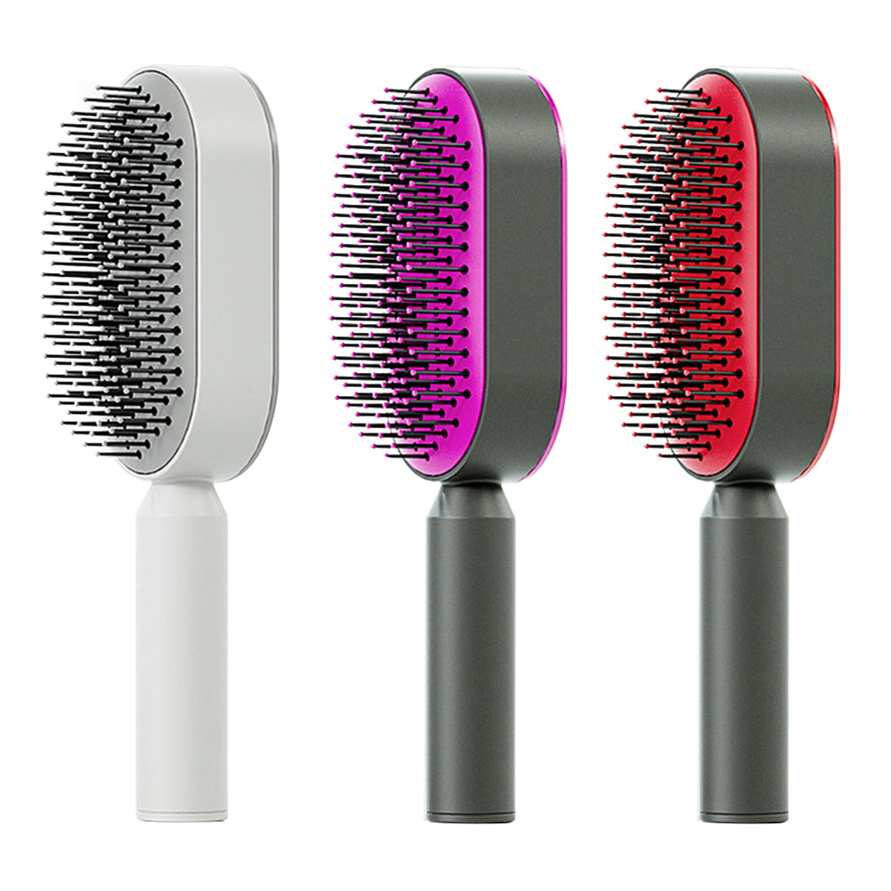 LuxeLocks: The Ultimate Self-Cleaning Hairbrush