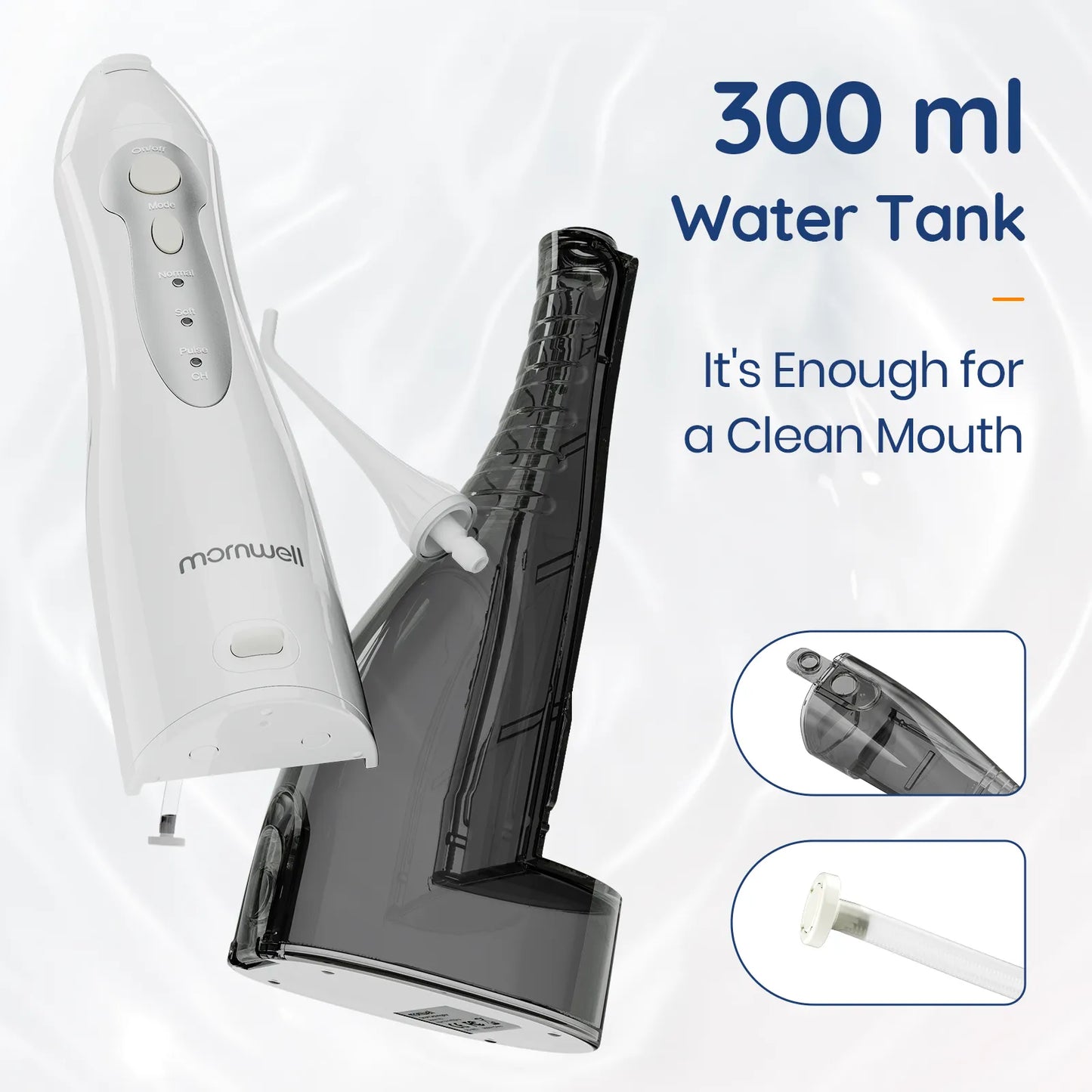 Unlock Your Perfect Smile: Portable USB Rechargeable Water Flosser - Your Essential Dental Companion!