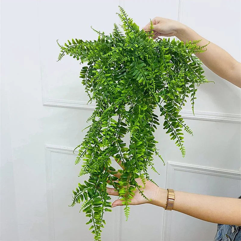 Verdant Elegance: 35in Persian Fern Vine for Lush Home Decor