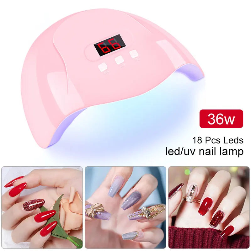 Effortless Beauty: Portable USB Nail Dryer Machine with UV LED Lamp