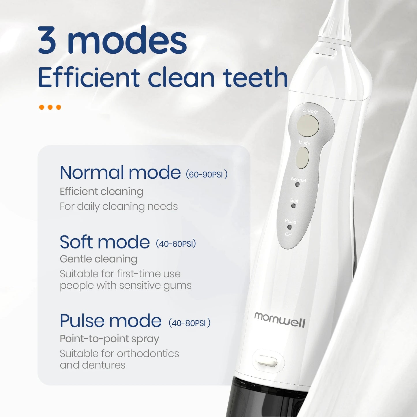 Unlock Your Perfect Smile: Portable USB Rechargeable Water Flosser - Your Essential Dental Companion!