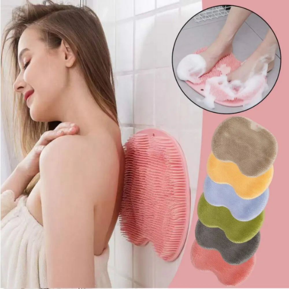 Elevate Your Shower Routine: Exfoliating Shower Massage Scraper and Bath Mat