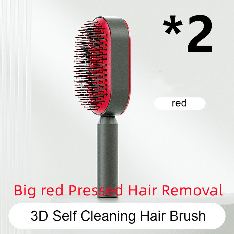 LuxeLocks: The Ultimate Self-Cleaning Hairbrush