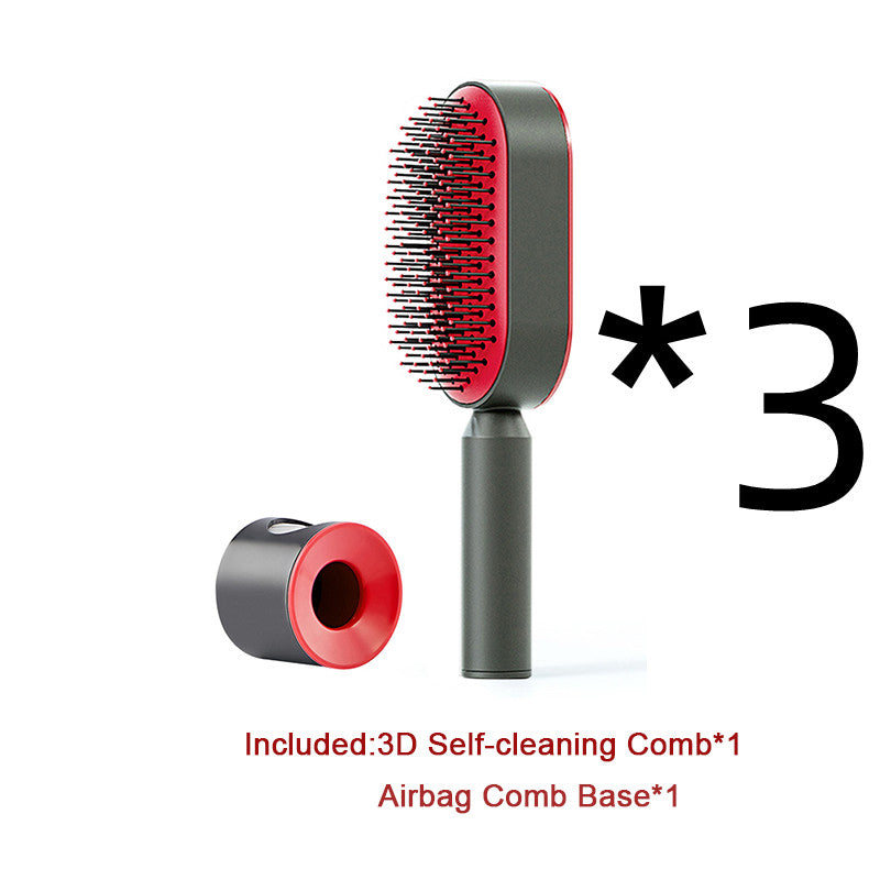LuxeLocks: The Ultimate Self-Cleaning Hairbrush