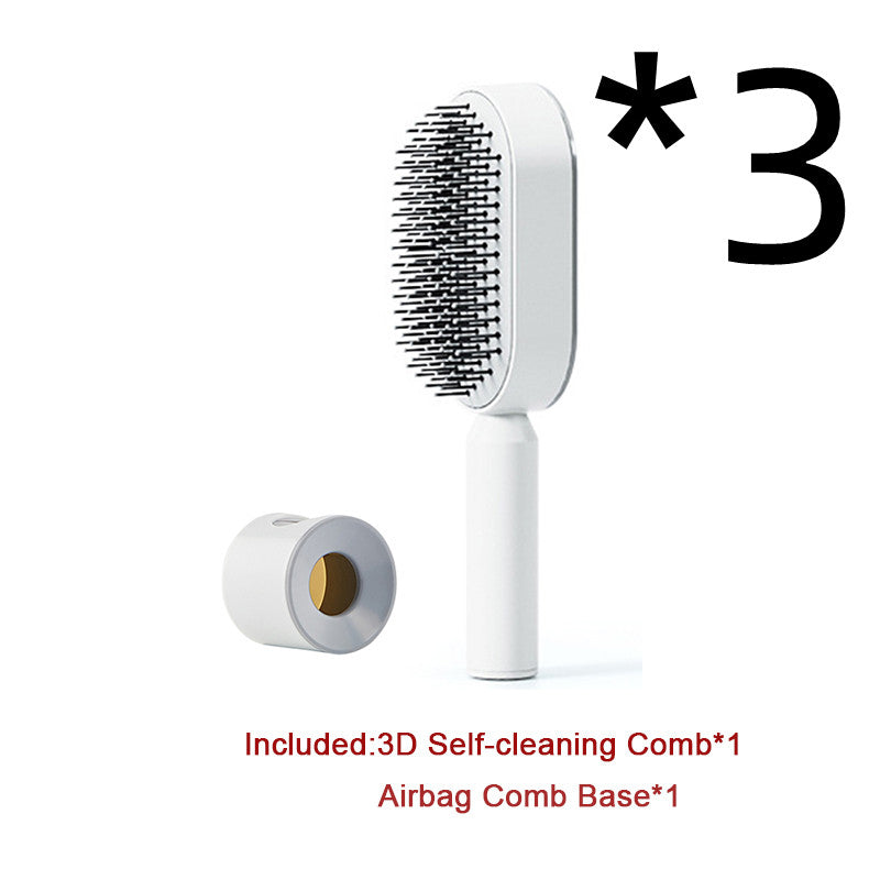 LuxeLocks: The Ultimate Self-Cleaning Hairbrush