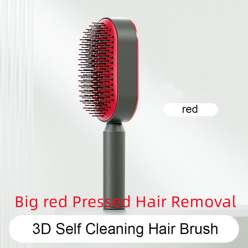 LuxeLocks: The Ultimate Self-Cleaning Hairbrush