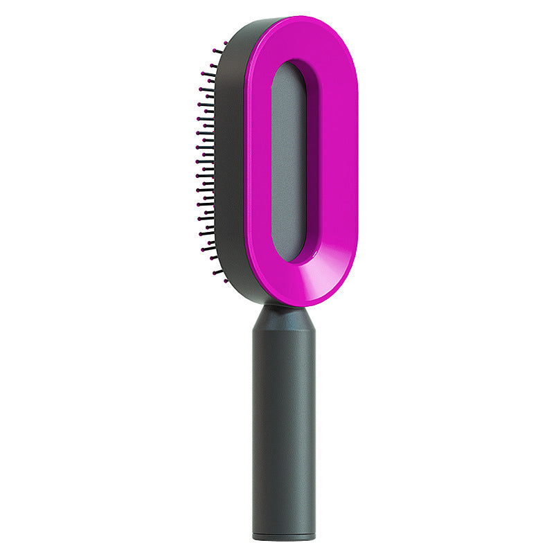 LuxeLocks: The Ultimate Self-Cleaning Hairbrush