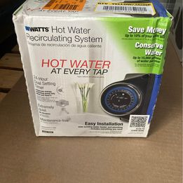 Hot Water Recirculating System with Built-In Timer