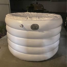 MOYANNE Self-Inflating Indoor/Outdoor Ice Bath tub, 176 Gallon Capacity Portable Cold Water Pool