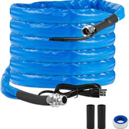 50FT Heated Drinking Water Hose for RV and Outdoor Use - Withstand -40°F