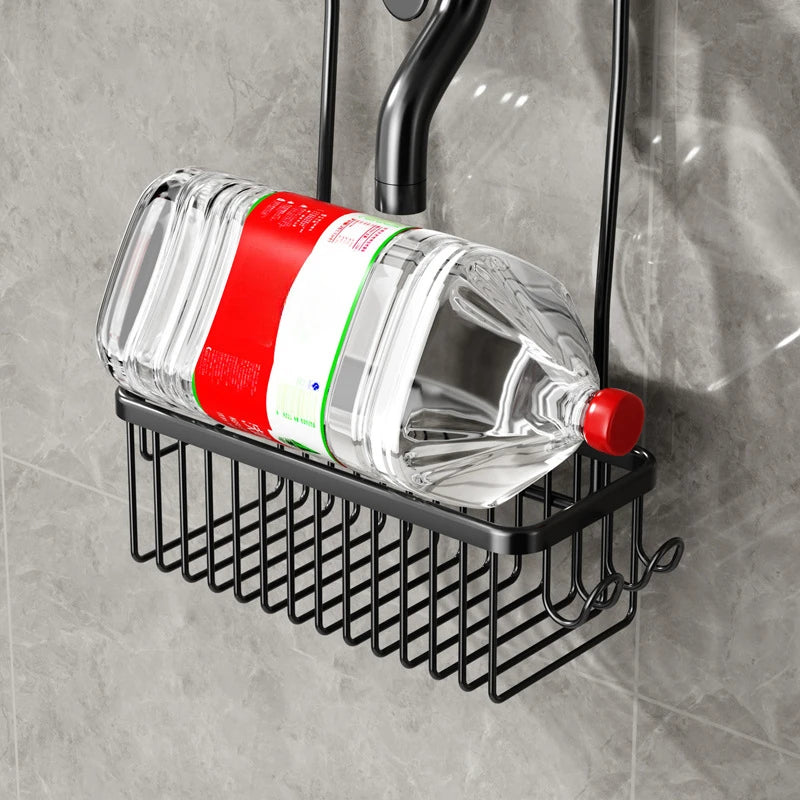 Maximize Your Bathroom Space: No-Drill Toilet Shower Rack