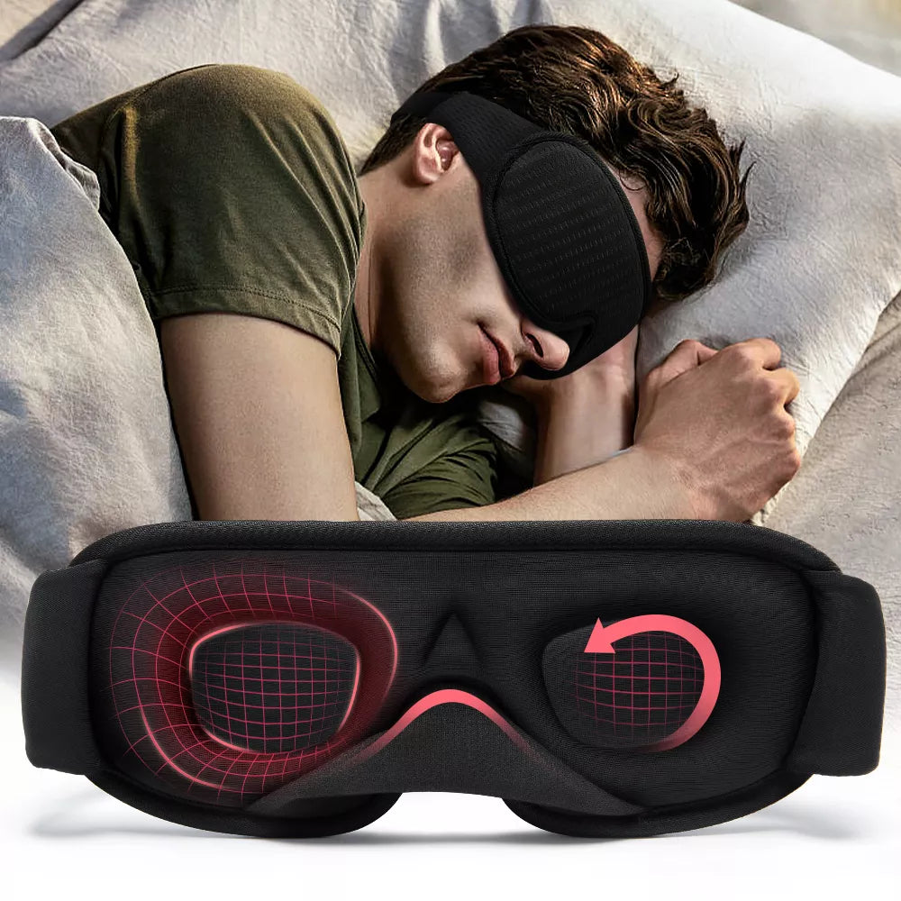 DreamWeaver Elite: 3D Sleeping Mask for Ultimate Light Blocking & Comfort