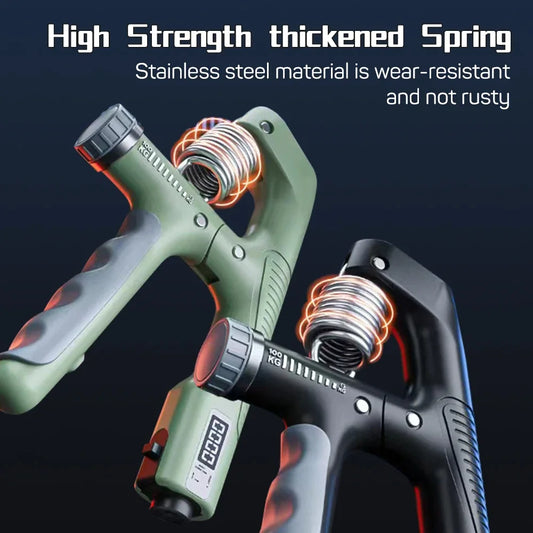 Boost Your Grip: Adjustable 22-220lbs Hand Grip Strengthener - Elevate Your Fitness & Recovery!