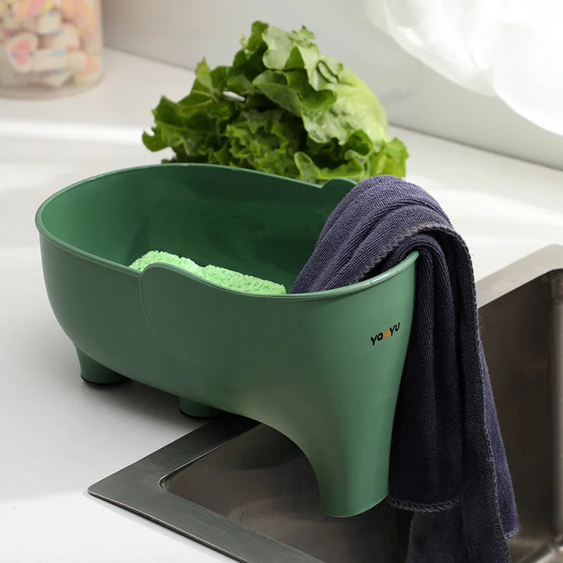 Charming Elephant Drain Basket: A Multi-purpose Kitchen Essential