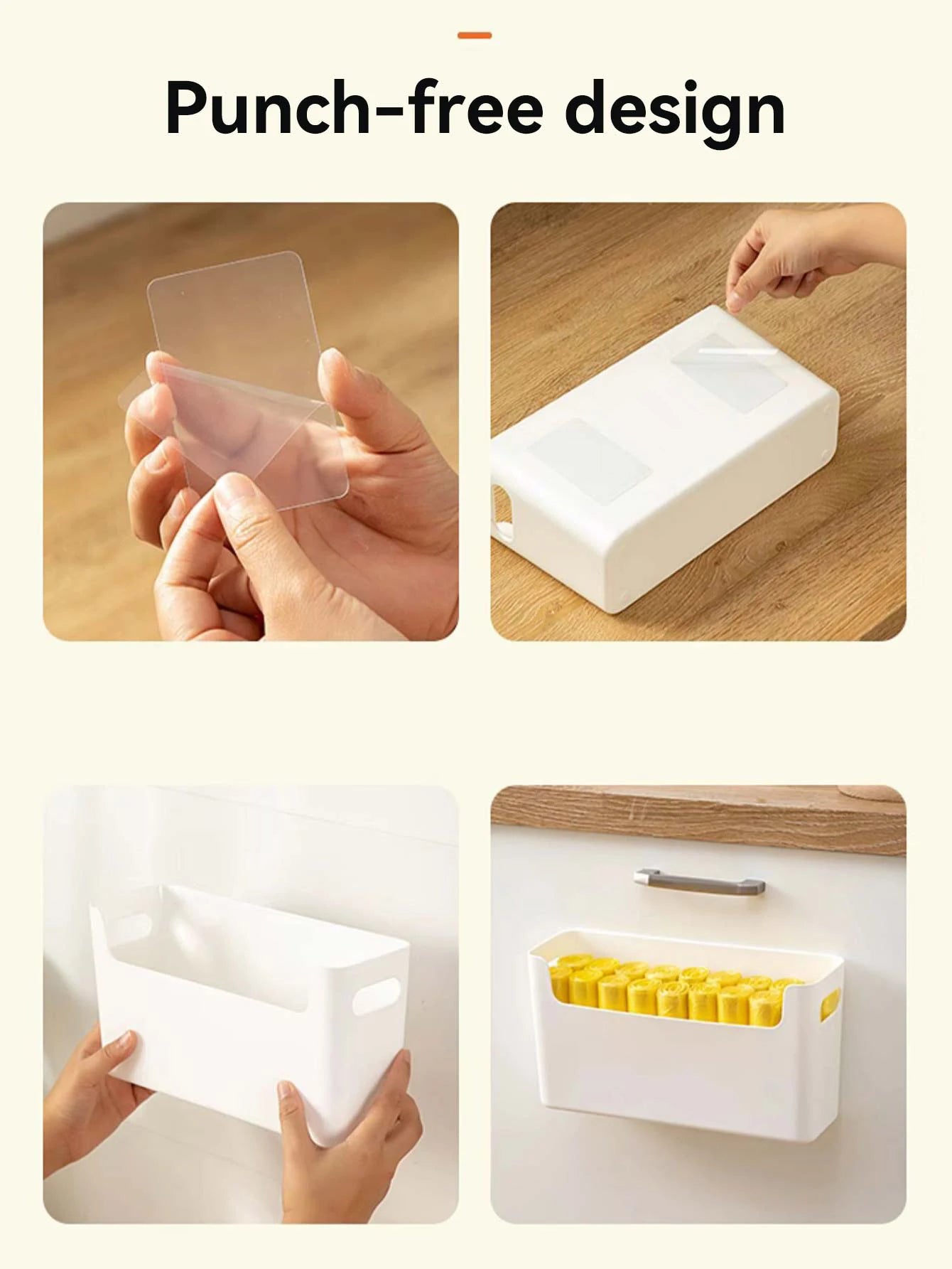 WORTHBUY Multifunctional Kitchen Storage: Space-Saving Wall-Mounted Organizer