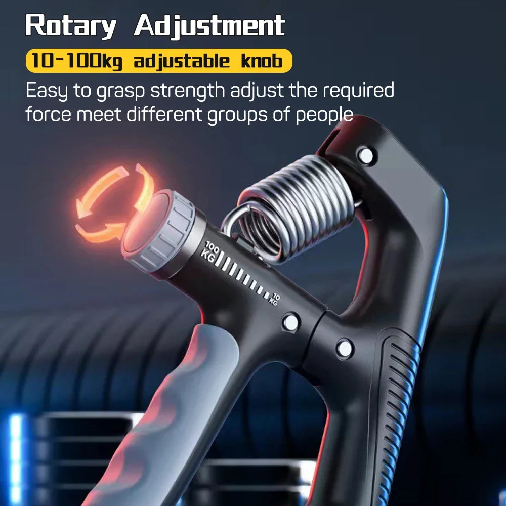 Boost Your Grip: Adjustable 22-220lbs Hand Grip Strengthener - Elevate Your Fitness & Recovery!