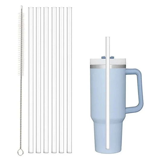 Sip Sustainably: 6-Pack Reusable Straws for Stanley Tumblers