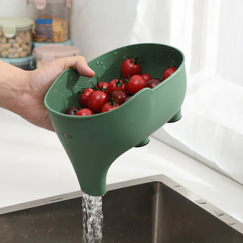 Charming Elephant Drain Basket: A Multi-purpose Kitchen Essential