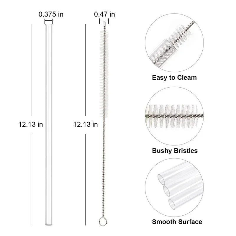 Sip Sustainably: 6-Pack Reusable Straws for Stanley Tumblers