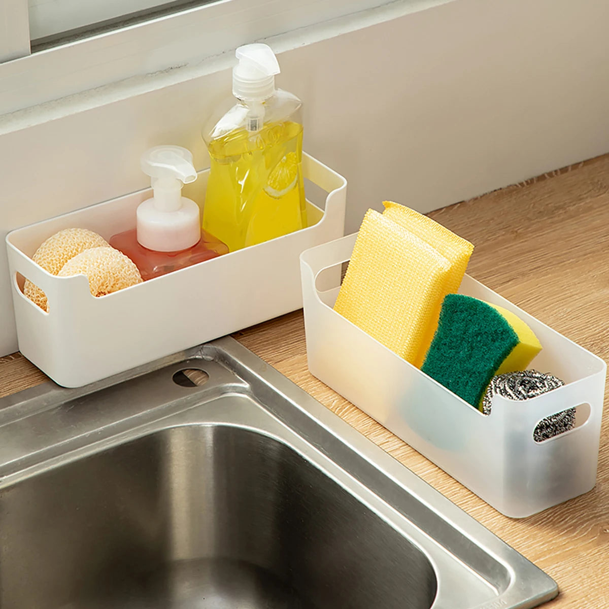 WORTHBUY Multifunctional Kitchen Storage: Space-Saving Wall-Mounted Organizer